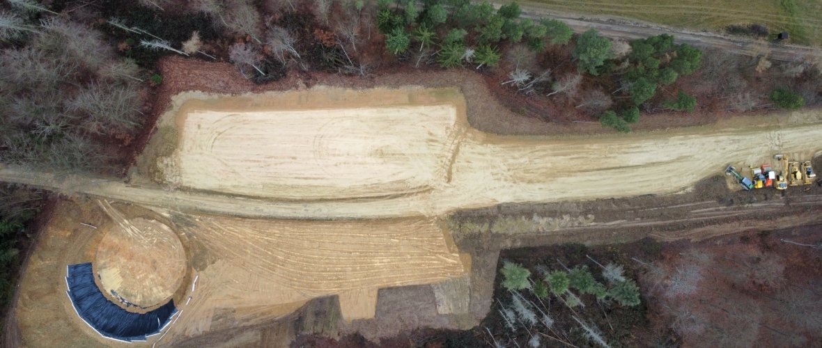 Luftbild Baustelle Himmighofen Kasdorf 2026 Luftbild Baustelle Himmighofen Kasdorf 2026