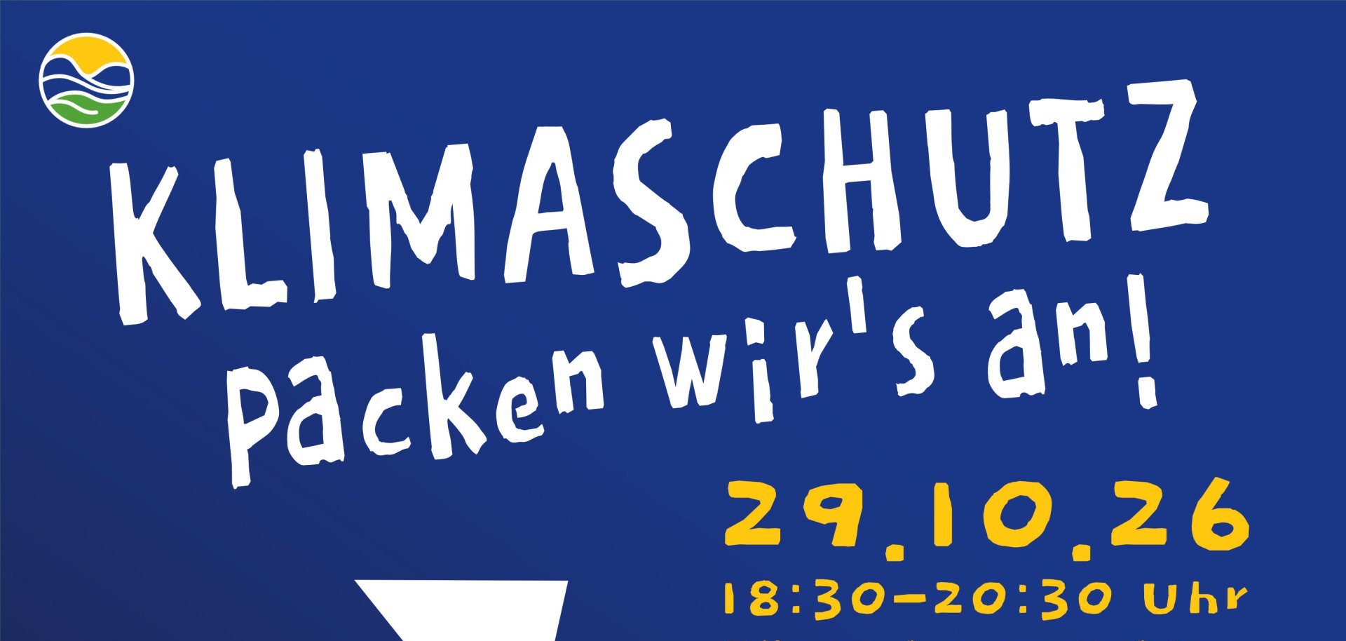 Klimaschutz Workshop Plakat Save the date