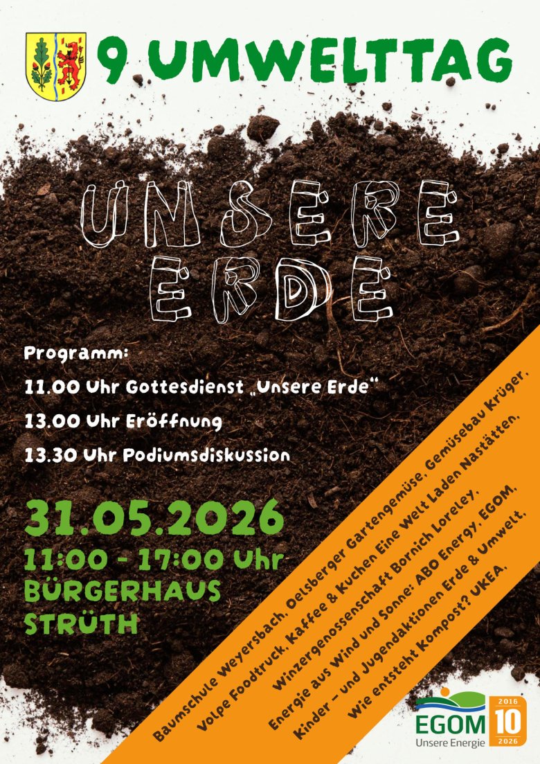 Umwelttag Strüth Plakat mit Infos